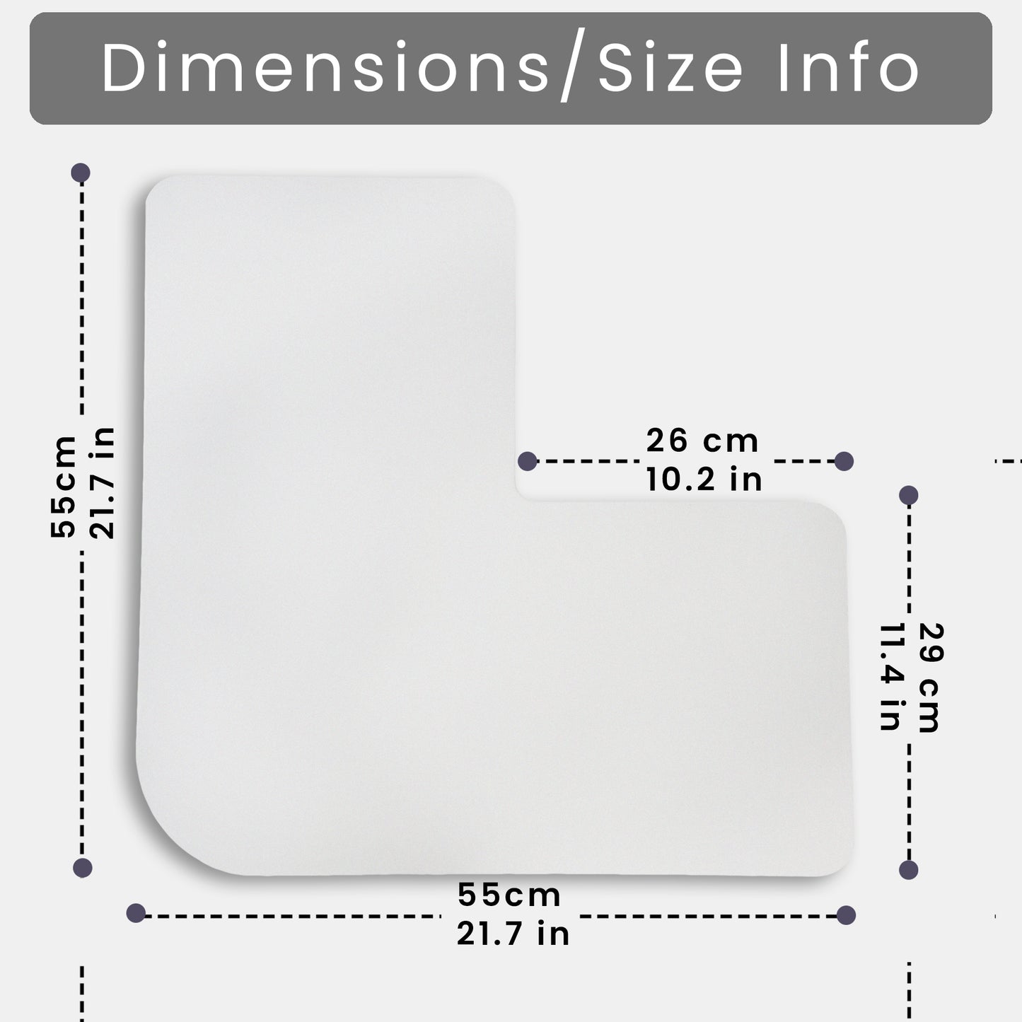 Diatomaceous Earth Stone Corner Bath Mat